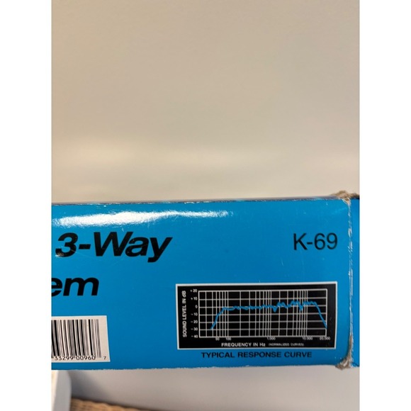 KRACO‎ 6x9" Car Speakers 3-Way System 80 Watts Max Power Vintage - Picture 4 of 11